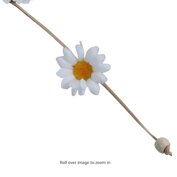 Sunflower Headband Women Hippie Headwear -AWAYTR Bohomia Feather Rope Crown Head main image 5